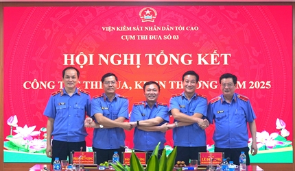Cụm thi đua số 3 ngành Kiểm sát nhân dân tổ chức Hội nghị tổng kết công...