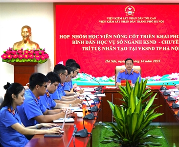 Triển khai Phong trào “Bình dân học vụ số” tại Viện KSND thành phố Hà Nội –...