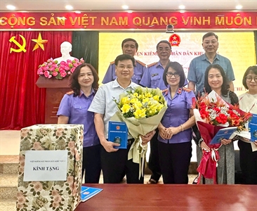 Viện KSND khu vực 1 tổ chức gặp mặt và chia tay các đồng chí chuyển công tác...