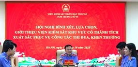 Cụm thi đua số 3 ngành Kiểm sát nhân dân tổ chức Hội nghị...