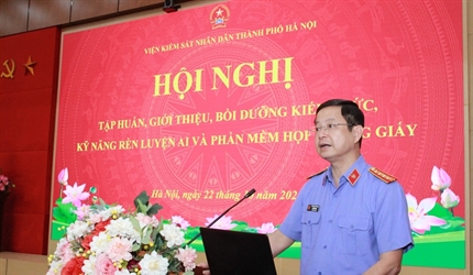 VKSND TP Hà Nội tập huấn kỹ năng rèn luyện AI: Khơi nguồn văn hóa học...