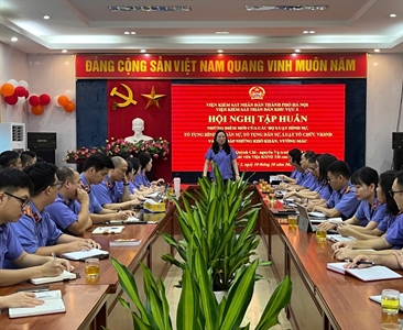 Viện KSND khu vực 2 tổ chức Hội nghị tập huấn nội dung mới của các văn bản luật