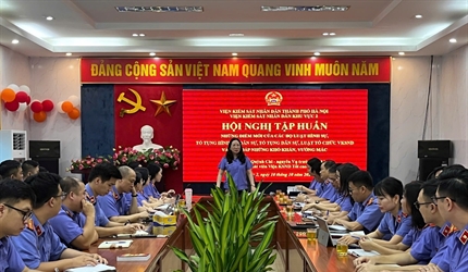 Viện KSND khu vực 2 tổ chức Hội nghị tập huấn nội dung mới của các văn...