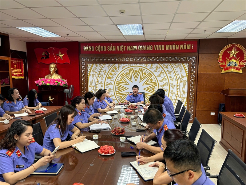 Phòng 3 – Viện KSND thành phố Hà Nội tổ chức Hội nghị rút kinh nghiệm công tác năm 2025