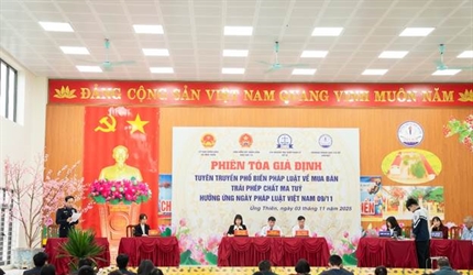 Đoàn thanh niên Viện KSND khu vực 12 phối hợp tổ chức Phiên tòa giả...