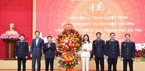 Công bố và trao Quyết định bổ nhiệm Phó Viện trưởng VKSND TP...