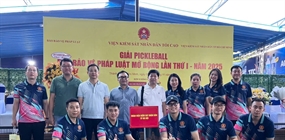 Không khí sôi động tại Lễ khai mạc Giải Pickleball Báo Bảo vệ...