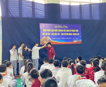 Viện KSND khu vực 11, thành phố Hà Nội tuyên truyền pháp luật tại Trường...