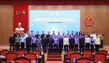 Bế mạc Hội nghị Diễn tập bảo đảm an toàn an ninh thông tin ngành Kiểm...