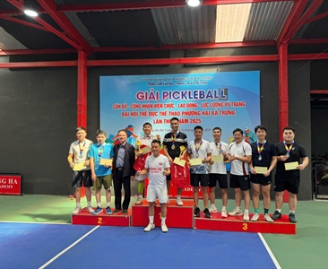 Viện KSND khu vực 3 - Hà Nội tích cực tham gia Giải Pickleball trong khuôn...