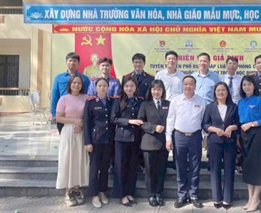 Viện KSND khu vực 12 – Hà Nội tăng cường tuyên truyền nhằm nâng cao nhận...