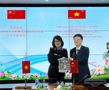 Viện KSND khu vực 1 tiếp đón Đoàn đại biểu Viện kiểm sát tối cao Trung Quốc...