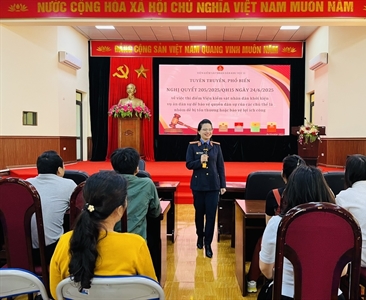 Viện KSND khu vực 11 triển khai thực hiện Nghị quyết số 205/2025/QH15 về...