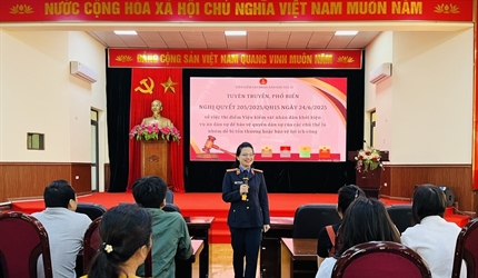 Viện KSND khu vực 11 triển khai thực hiện Nghị quyết số 205/2025/QH15...