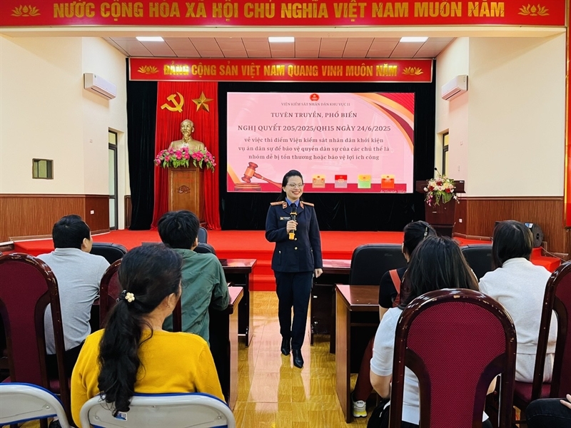 Viện KSND khu vực 11 triển khai thực hiện Nghị quyết số 205/2025/QH15 về việc thí điểm khởi kiện vụ án dân sự công ích