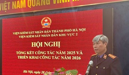 Viện KSND khu vực 2 tổ chức Hội nghị triển khai công tác năm 2026