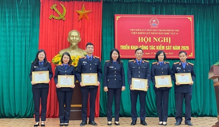 Viện KSND khu vực 6 tổ chức Hội nghị triển khai công tác năm 2026