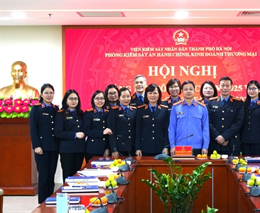 Phòng 10 Viện KSND thành phố Hà Nội tổ chức Hội nghị tổng kết công tác năm...