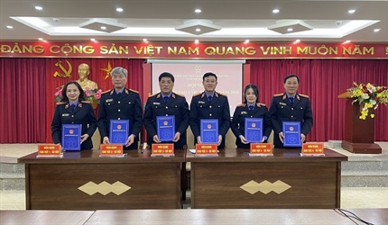 Cụm thi đua số 1 – Viện KSND thành phố Hà Nội tổ chức Hội nghị ký kết...