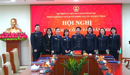 Phòng Kiểm sát giải quyết khiếu nại, tố cáo về tư pháp triển khai công...