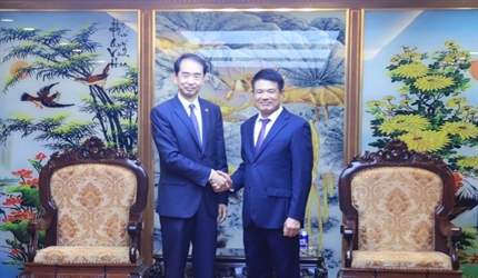 Lãnh đạo VKSND tối cao tiếp Đại sứ Trung Quốc tại Việt Nam