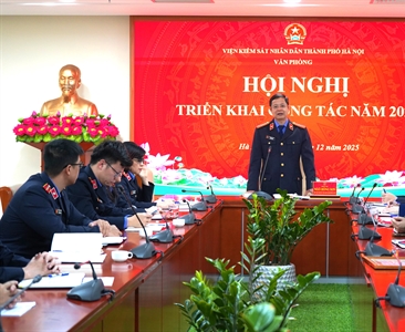 Văn phòng Viện KSND thành phố Hà Nội tổ chức Hội nghị triển khai công tác...