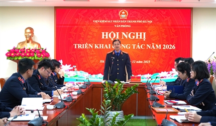 Văn phòng Viện KSND thành phố Hà Nội tổ chức Hội nghị triển khai công...