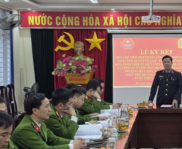 Viện KSND khu vực 9 – Hà Nội chủ trì, tổ chức Lễ ký kết Quy chế phối hợp...