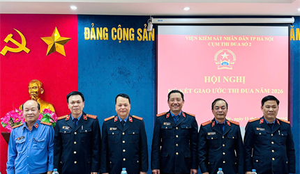 Cụm thi đua số 2 – Viện KSND thành phố Hà Nội tổ chức Hội nghị ký kết...