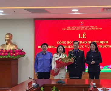 Lễ công bố và trao Quyết định điều động, bổ nhiệm Phó Trưởng phòng 2 - Viện...