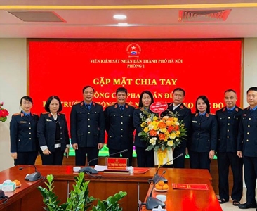 Phòng 2 Viện KSND thành phố Hà Nội tổ chức gặp mặt chia tay đồng chí Phan...
