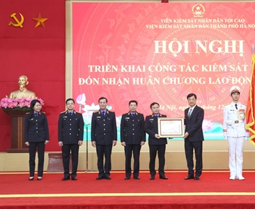 VKSND TP Hà Nội triển khai công tác kiểm sát năm 2026, đón nhận Huân chương...