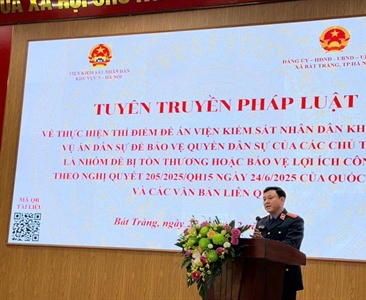 Viện KSND khu vực 5 – Hà Nội tăng cường công tác tuyên truyền Nghị quyết...