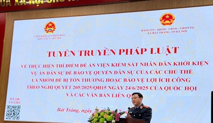 Viện KSND khu vực 5 – Hà Nội tăng cường công tác tuyên truyền Nghị...