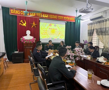 Hội nghị triển khai công tác phối hợp giữa Viện KSND khu vực 8 và Phòng thi...