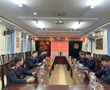 Viện KSND khu vực 9 - Hà Nội tổ chức tập huấn sử dụng Nền tảng Quản lý án...