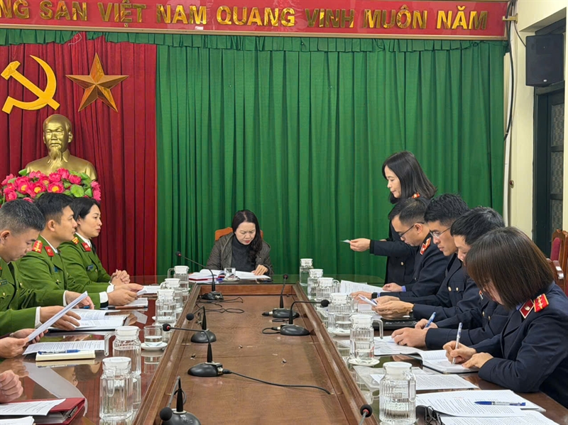 Viện KSND khu vực 8 – Hà Nội: Trực tiếp kiểm sát công tác thi hành án hình sự tại UBND các xã trên địa bàn năm 2026