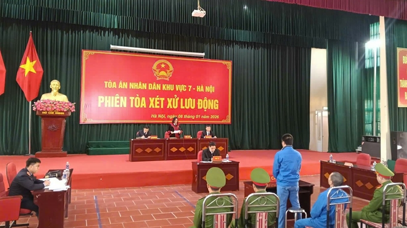 Viện KSND khu vực 7 - Hà Nội phối hợp với Tòa án cùng cấp tổ chức phiên tòa lưu động