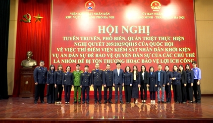 VKSND khu vực 7, TP Hà Nội tuyên truyền Nghị quyết 205: Tăng cường bảo...