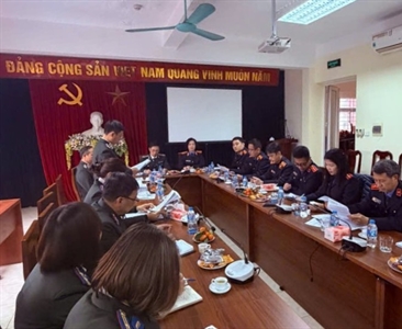 Viện KSND khu vực 6 kiểm sát trực tiếp tại Phòng thi hành án dân sự khu vực...