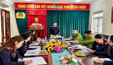 Viện KSND khu vực 4 - Hà Nội trực tiếp kiểm sát việc tiếp nhận, giải...