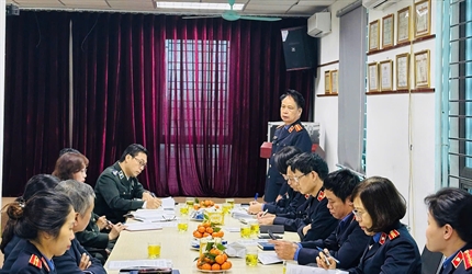 Viện KSND thành phố Hà Nội (Phòng 11) tiến hành trực tiếp kiểm sát thi...