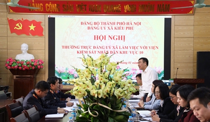 Viện KSND khu vực 10 - Hà Nội phối hợp với các xã Quốc Oai, Kiều Phú...