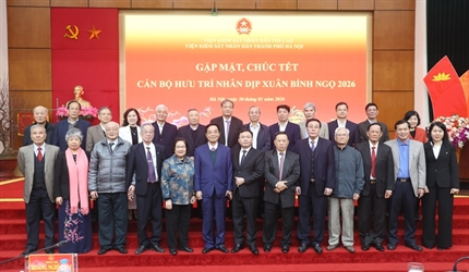 VKSND TP Hà Nội gặp mặt, tri ân cán bộ hưu trí nhân dịp đón Xuân Bính Ngọ