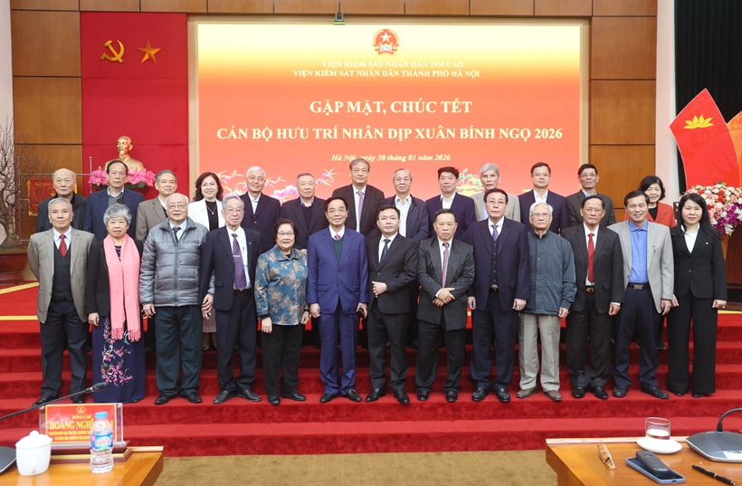 VKSND TP Hà Nội gặp mặt, tri ân cán bộ hưu trí nhân dịp đón Xuân Bính Ngọ