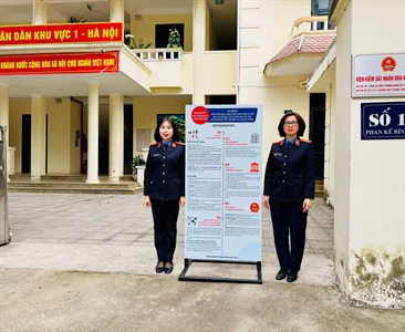 Viện KSND khu vực 1 – Hà Nội tích cực tuyên truyền, triển khai thực hiện...