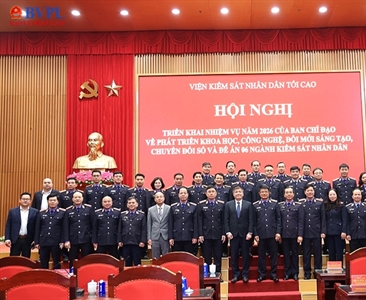 Viện trưởng Nguyễn Huy Tiến chủ trì Hội nghị triển khai nhiệm vụ năm 2026...