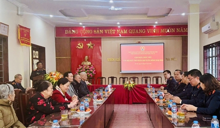 Viện KSND khu vực 11 tổ chức gặp mặt, chúc tết cán bộ hưu trí nhân dịp...