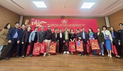 Viện KSND khu vực 4 tổ chức gặp mặt, chúc tết cán bộ hưu trí nhân dịp...