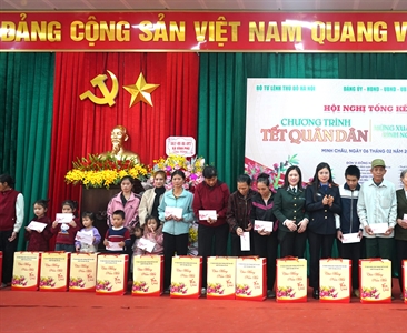 Khối thi đua số 8 thành phố Hà Nội hưởng ứng chương trình “Tết Quân – Dân”...